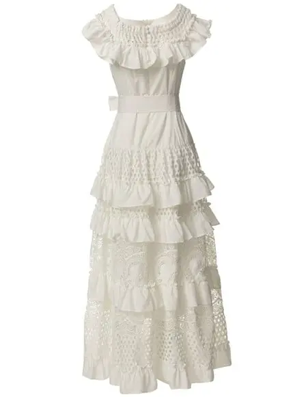Vestido Longo Renda Noiva Casamento Civil Pre Wedding Festa