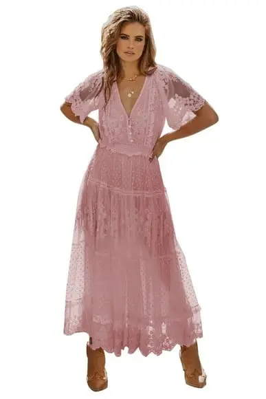 Vestido Longo Renda Tule Casamento Madrinha Festa Plus Size