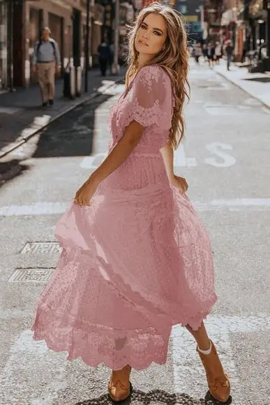 Vestido Longo Renda Tule Noiva Boyo Plus Size