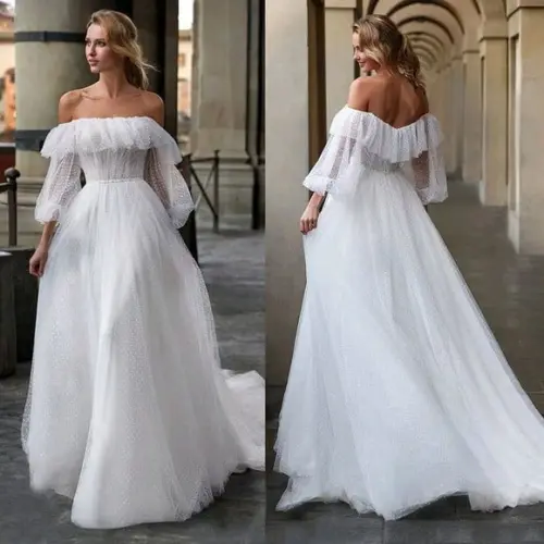 vestido longo rendas tule festa noiva pre wedding