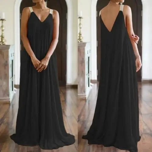 Vestido Longo Tecido Seda Amplo Plussize G4