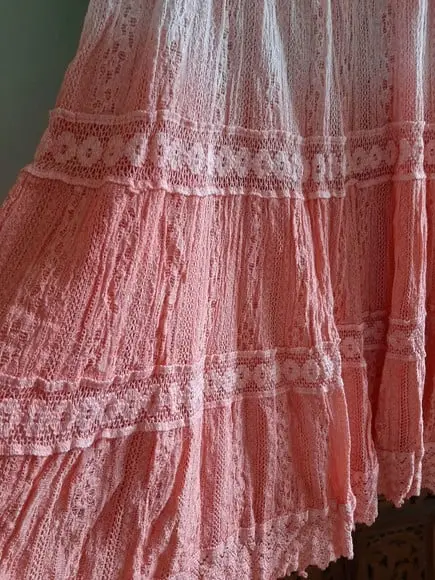 Vestido Manga Ciganinha Renda Guipir