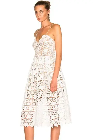 Vestido Noiva Civil Renda Guipir Prewedding