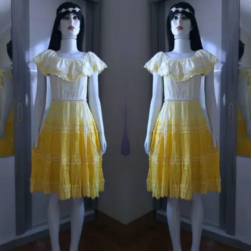 Vestido Renda Guipir Ciganinha Princesa