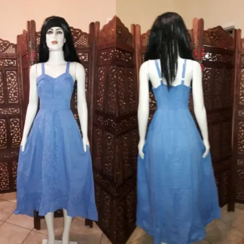 Vestido tecido laise mullet assimétrico