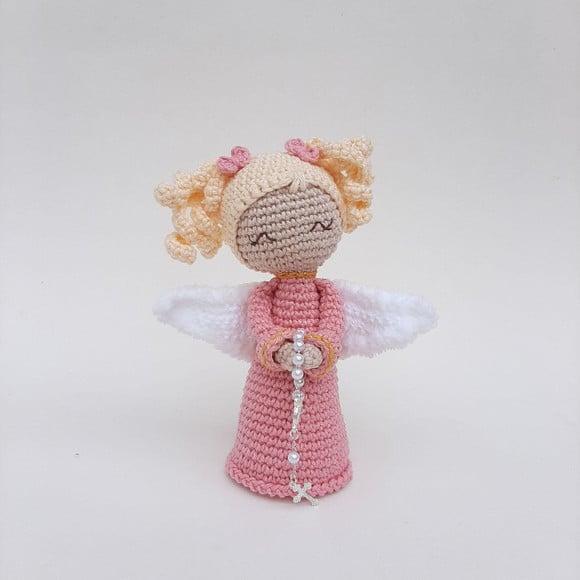 Anjinha da Guarda de Crochê Amigurumi