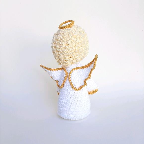 Anjinho da guarda de crochê Amigurumi