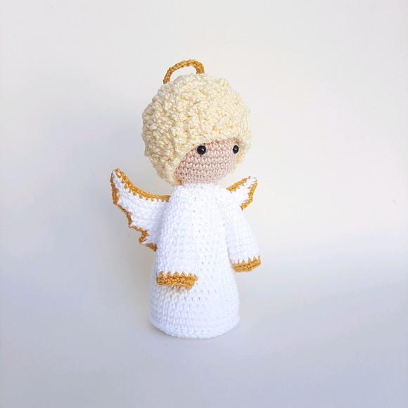 Anjinho da guarda de crochê Amigurumi