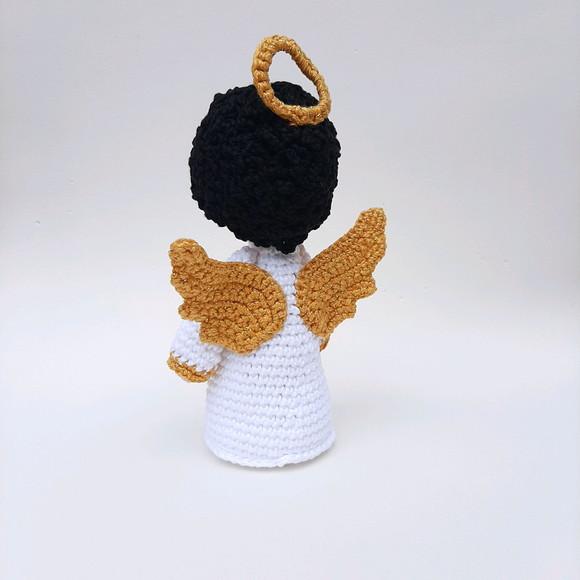 Anjinho da guarda de crochê Amigurumi