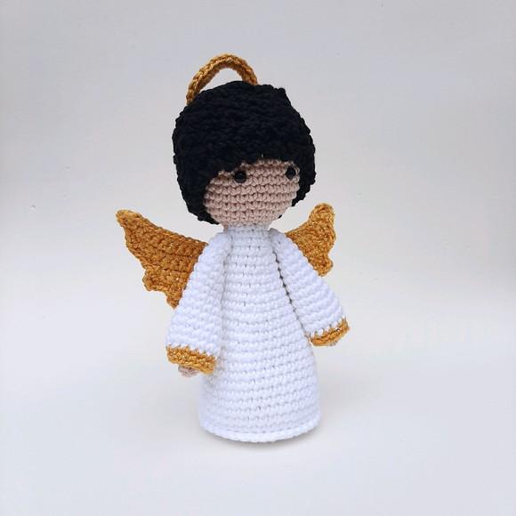 Anjinho da guarda de crochê Amigurumi
