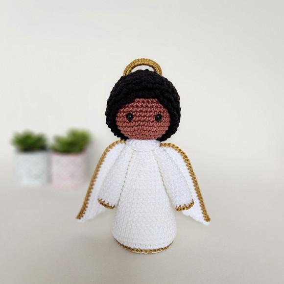 Anjinho da Guarda de Crochê Amigurumi