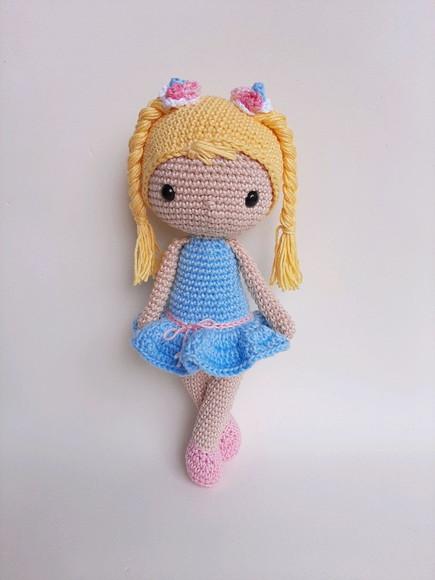 Boneca de Crochê Amigurumi