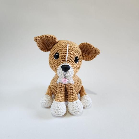 Cachorro Caramelo Amigurumi Crochê