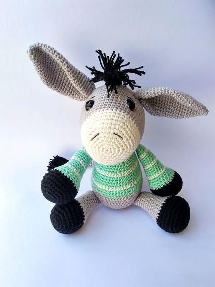 Burrinho Amigurumi de Crochê