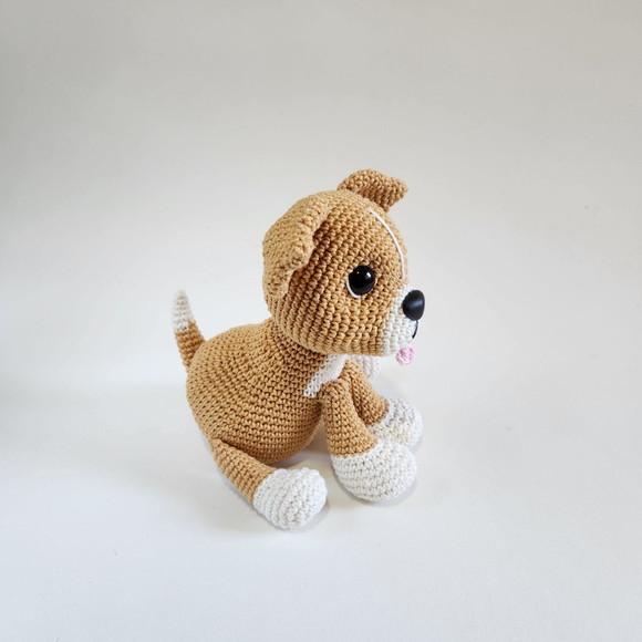 Cachorro Caramelo Amigurumi Crochê
