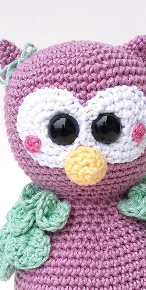Coruja Amigurumi crochê