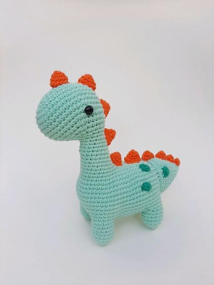 Dinossauro de Crochê Amigurumi- Unidade