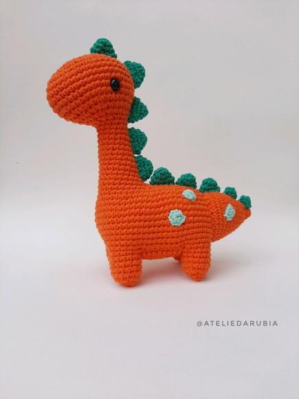 Dinossauro de Crochê Amigurumi- Unidade
