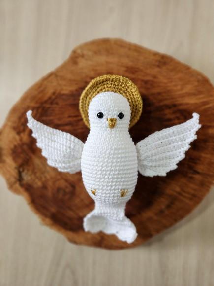 Divino Espírito Santo Amigurumi Crochê