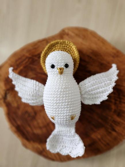 Divino Espírito Santo Amigurumi Crochê