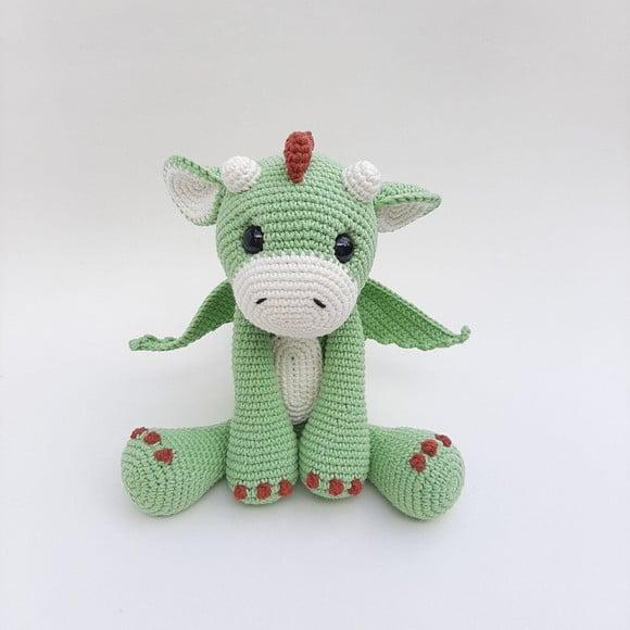 Dragão de Crochê Amigurumi