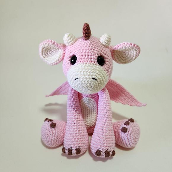 Dragão de Crochê Amigurumi