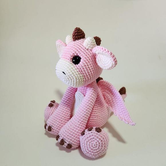 Dragão de Crochê Amigurumi