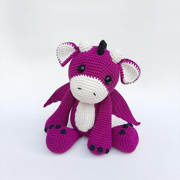Dragão de Crochê Amigurumi