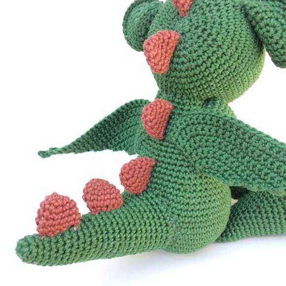 Dragão de Crochê Amigurumi