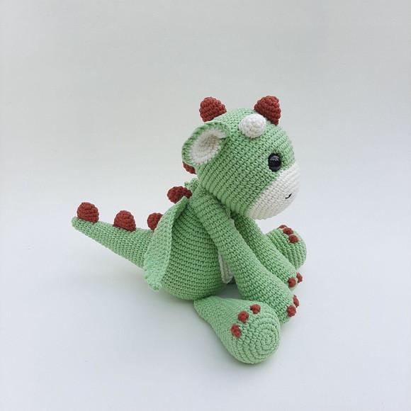 Dragão de Crochê Amigurumi