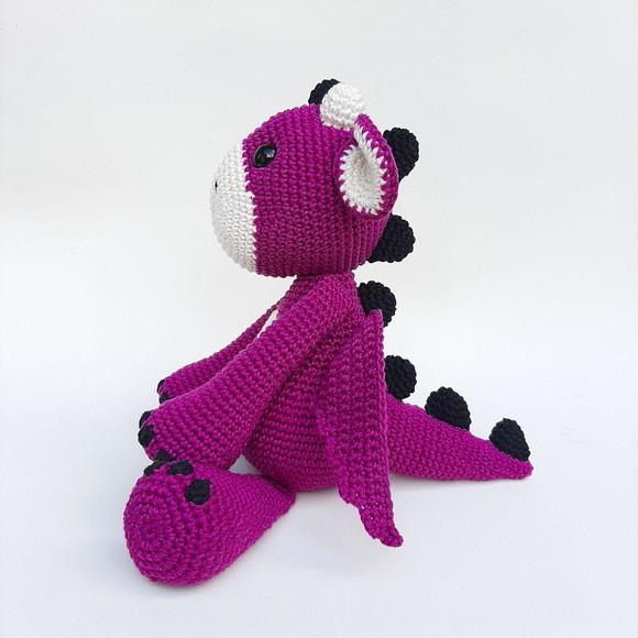 Dragão de Crochê Amigurumi