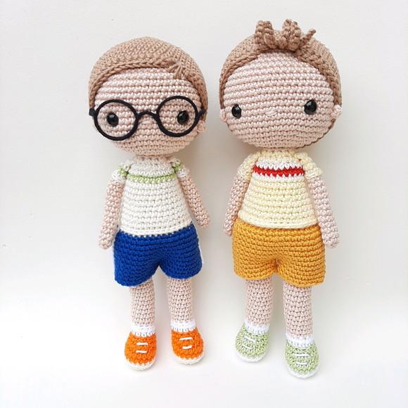 Dupla de bonecos Crochê Amigurumi Personalizados