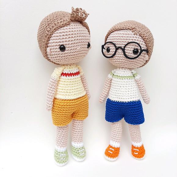 Dupla de bonecos Crochê Amigurumi Personalizados