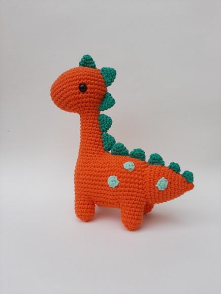 Dupla Dinossauros de crochê Amigurumi