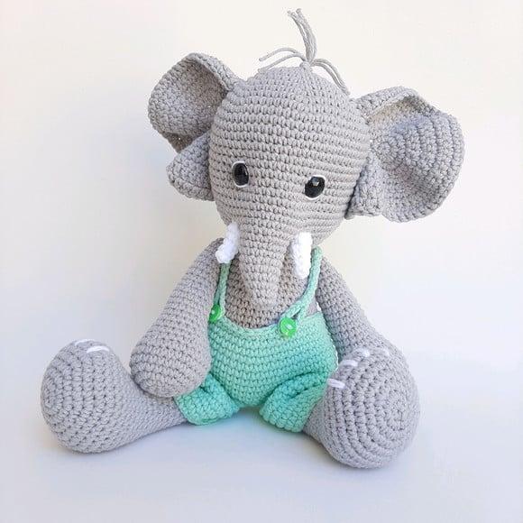 Elefante Crochê Amigurumi Elefantinho