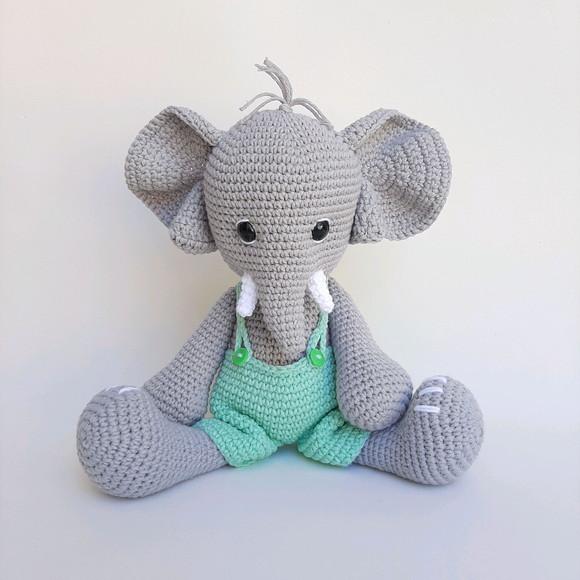 Elefante Crochê Amigurumi Elefantinho