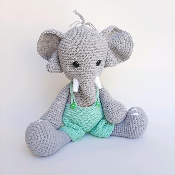 Elefante Crochê Amigurumi Elefantinho