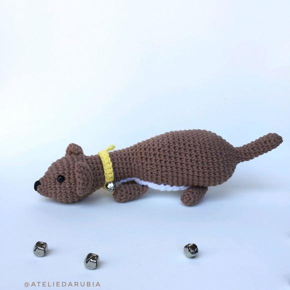 Furão Amigurumi Crochê