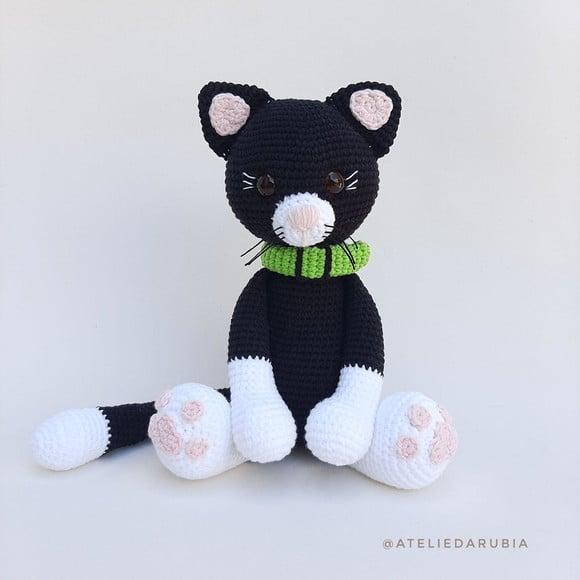 Gato de Crochê Amigurumi
