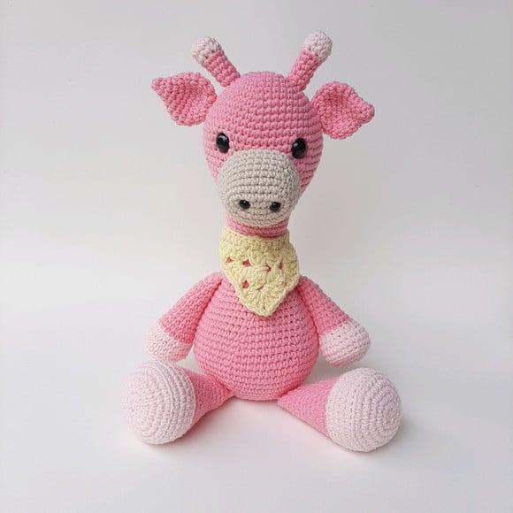Girafinha Amigurumi de Crochê