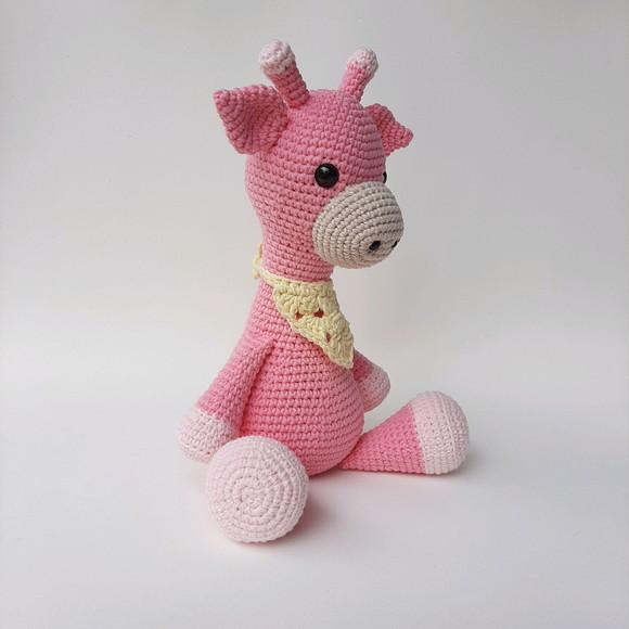 Girafinha Amigurumi de Crochê