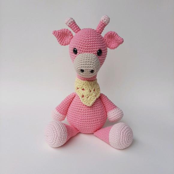 Girafinha Amigurumi de Crochê