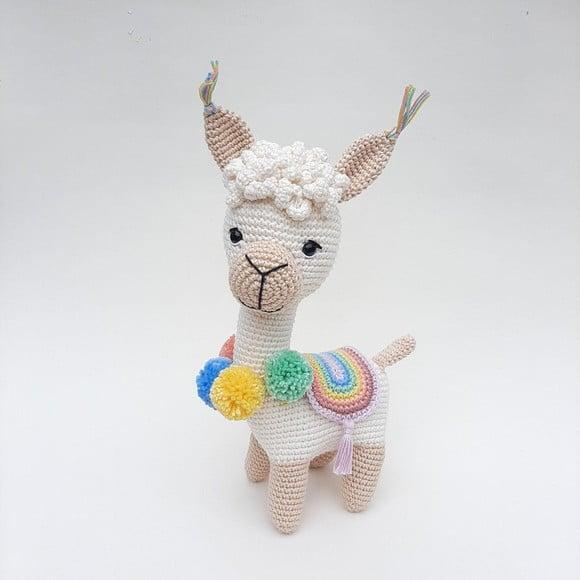 Lhama De Crochê Amigurumi
