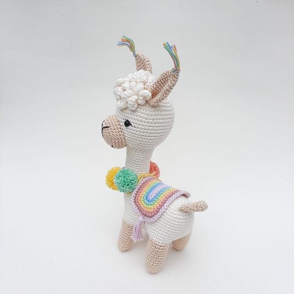 Lhama De Crochê Amigurumi