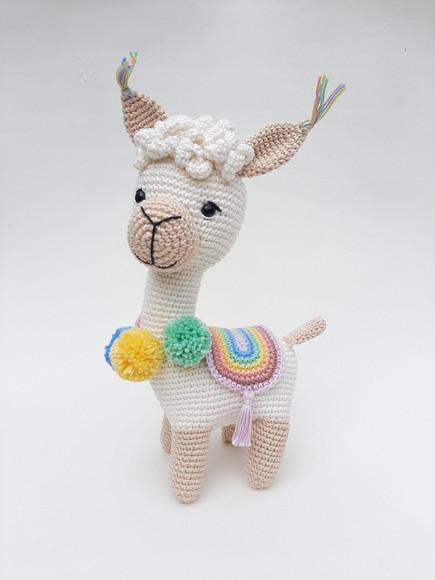 Lhama De Crochê Amigurumi