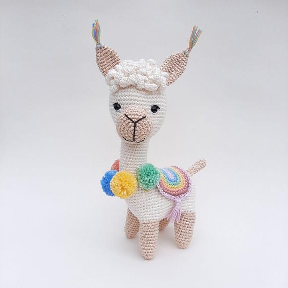 Lhama De Crochê Amigurumi