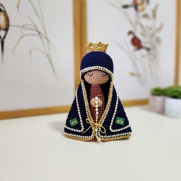 Nossa Senhora Aparecida Crochê Amigurumi