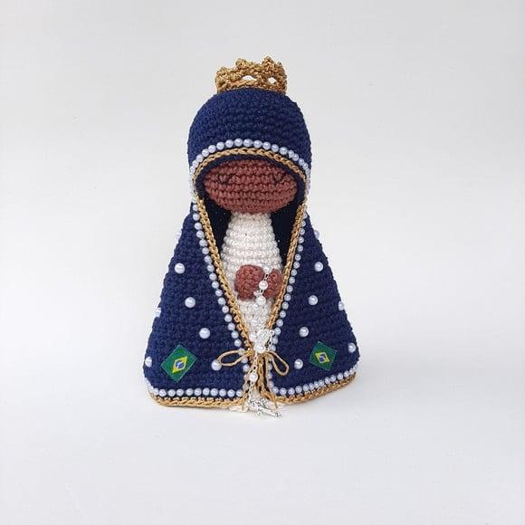 Nossa Senhora Aparecida Crochê Amigurumi