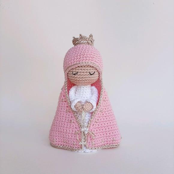 Nossa Senhora Aparecida Crochê Amigurumi