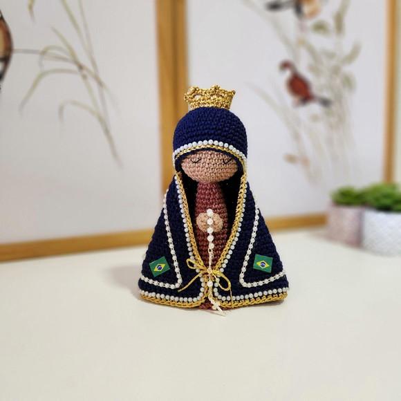 Nossa Senhora Aparecida Crochê Amigurumi